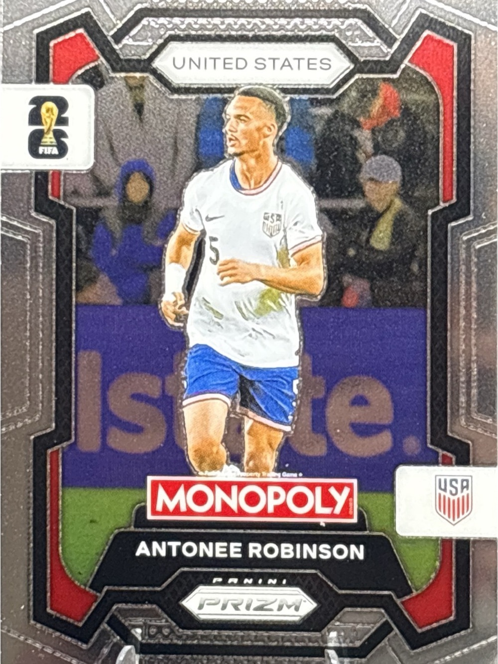 Panini Prizm Monopoly Antonee Robinson Soccer Card